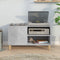 vidaXL - Platenkast - 84,5x38x48 - cm - bewerkt - hout - betongrijs