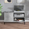 vidaXL - Platenkast - 84,5x38x48 - cm - bewerkt - hout - betongrijs
