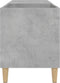 vidaXL - Platenkast - 84,5x38x48 - cm - bewerkt - hout - betongrijs