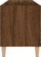 vidaXL - Platenkast - 84,5x38x48 - cm - bewerkt - hout - bruin - eikenkleur