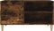 vidaXL - Platenkast - 84,5x38x48 - cm - bewerkt - hout - gerookt - eikenkleurig
