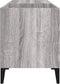 vidaXL - Platenkast - 84,5x38x48 - cm - bewerkt - hout - grijs - sonoma - eikenkleurig