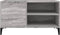 vidaXL - Platenkast - 84,5x38x48 - cm - bewerkt - hout - grijs - sonoma - eikenkleurig