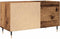 vidaXL - Platenkast - 84,5x38x48 - cm - bewerkt - hout - oud - houtkleurig