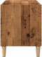 vidaXL - Platenkast - 84,5x38x48 - cm - bewerkt - hout - oud - houtkleurig