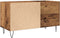 vidaXL - Platenkast - 84,5x38x48 - cm - bewerkt - hout - oud - houtkleurig