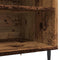 vidaXL - Platenkast - 84,5x38x48 - cm - bewerkt - hout - oud - houtkleurig