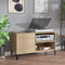 vidaXL - Platenkast - 84,5x38x48 - cm - bewerkt - hout - sonoma - eikenkleurig