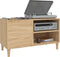 vidaXL - Platenkast - 84,5x38x48 - cm - bewerkt - hout - sonoma - eikenkleurig