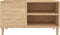 vidaXL - Platenkast - 84,5x38x48 - cm - bewerkt - hout - sonoma - eikenkleurig