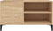 vidaXL - Platenkast - 84,5x38x48 - cm - bewerkt - hout - sonoma - eikenkleurig