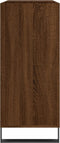 vidaXL - Platenkast - 84,5x38x89 - cm - bewerkt - hout - bruin - eikenkleur