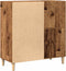 vidaXL - Platenkast - 84,5x38x89 - cm - bewerkt - hout - oud - houtkleurig