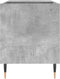vidaXL - Platenkast - 85x38x48 - cm - bewerkt - hout - betongrijs
