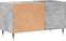 vidaXL - Platenkast - 85x38x48 - cm - bewerkt - hout - betongrijs