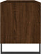 vidaXL - Platenkast - 85x38x48 - cm - bewerkt - hout - bruin - eikenkleur