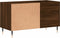 vidaXL - Platenkast - 85x38x48 - cm - bewerkt - hout - bruin - eikenkleur