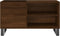 vidaXL - Platenkast - 85x38x48 - cm - bewerkt - hout - bruin - eikenkleur