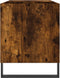 vidaXL - Platenkast - 85x38x48 - cm - bewerkt - hout - gerookt - eikenkleurig