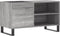 vidaXL - Platenkast - 85x38x48 - cm - bewerkt - hout - grijs - sonoma - eikenkleurig