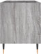 vidaXL - Platenkast - 85x38x48 - cm - bewerkt - hout - grijs - sonoma - eikenkleurig