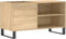 vidaXL - Platenkast - 85x38x48 - cm - bewerkt - hout - sonoma - eikenkleurig