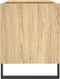 vidaXL - Platenkast - 85x38x48 - cm - bewerkt - hout - sonoma - eikenkleurig