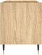 vidaXL - Platenkast - 85x38x48 - cm - bewerkt - hout - sonoma - eikenkleurig