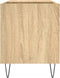 vidaXL - Platenkast - 85x38x48 - cm - bewerkt - hout - sonoma - eikenkleurig