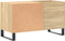 vidaXL - Platenkast - 85x38x48 - cm - bewerkt - hout - sonoma - eikenkleurig