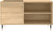 vidaXL - Platenkast - 85x38x48 - cm - bewerkt - hout - sonoma - eikenkleurig
