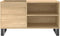 vidaXL - Platenkast - 85x38x48 - cm - bewerkt - hout - sonoma - eikenkleurig
