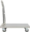 vidaXL - Platformwagen - 82x53x86 - cm - roestvrij - staal - zilverkleurig
