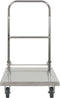 vidaXL - Platformwagen - 82x53x86 - cm - roestvrij - staal - zilverkleurig