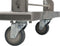 vidaXL - Platformwagen - 82x53x86 - cm - roestvrij - staal - zilverkleurig