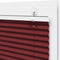 vidaXL - Plissé - rolgordijn - 100x150 - cm - stofbreedte - 99,4cm - bordeauxrood