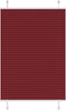 vidaXL - Plissé - rolgordijn - 100x150 - cm - stofbreedte - 99,4cm - bordeauxrood
