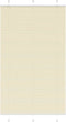 vidaXL - Plissé - rolgordijn - 110x200cm - stofbreedte - 109,4cm - polyester - crème