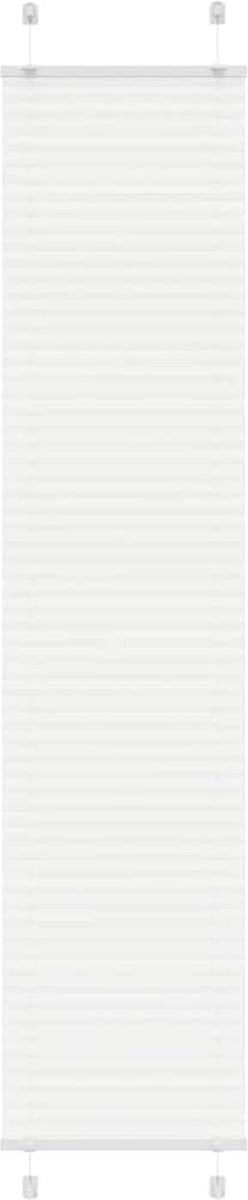 vidaXL - Plissé - rolgordijn - 40x200 - cm - stofbreedte - 39,4 - cm - polyester - wit