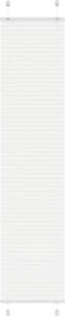 vidaXL - Plissé - rolgordijn - 40x200 - cm - stofbreedte - 39,4 - cm - polyester - wit