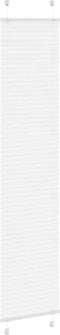 vidaXL - Plissé - rolgordijn - 40x200 - cm - stofbreedte - 39,4 - cm - polyester - wit