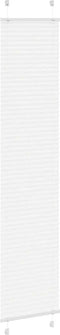 vidaXL - Plissé - rolgordijn - 40x200 - cm - stofbreedte - 39,4 - cm - polyester - wit