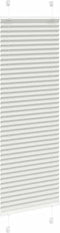 vidaXL - Plissé - rolgordijn - 50x100 - cm - stofbreedte - 49,4 - cm - lichtgrijs