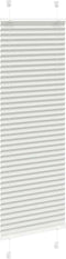 vidaXL - Plissé - rolgordijn - 50x100 - cm - stofbreedte - 49,4 - cm - lichtgrijs