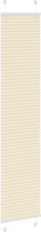 vidaXL - Plissé - rolgordijn - 50x200 - cm - stofbreedte - 49,4 - cm - polyester - crème
