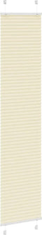 vidaXL - Plissé - rolgordijn - 50x200 - cm - stofbreedte - 49,4 - cm - polyester - crème
