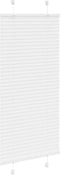 vidaXL - Plissé - rolgordijn - 55x100 - cm - stofbreedte - 54,4 - cm - polyester - wit
