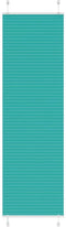 vidaXL - Plissé - rolgordijn - 55x200 - cm - stofbreedte - 54,4 - cm - petrol - groen