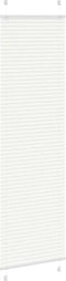 vidaXL - Plissé - rolgordijn - 60x200 - cm - stofbreedte - 59,4 - cm - polyester - wit