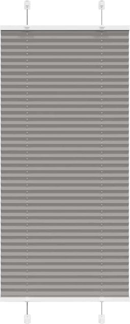 vidaXL - Plissé - rolgordijn - 65x150 - cm - stofbreedte - 64,4 - cm - antraciet